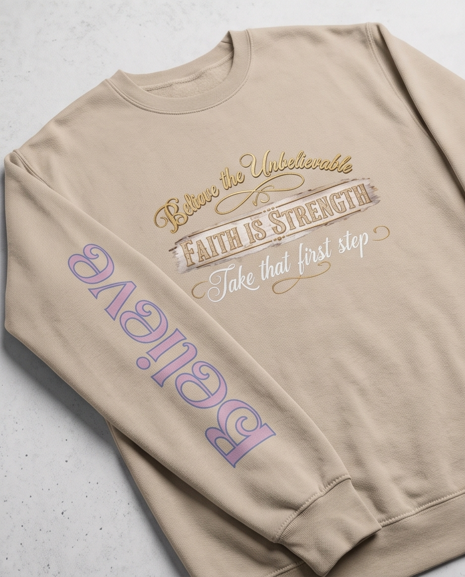 Faith is Strength - Wings Believe